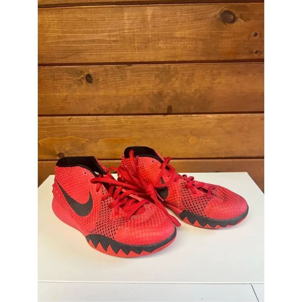 Nike Air Zoom Kyrie 1 (GS) Shoes Deceptive Red ~ 717219-606 ~ YOUTH Sz 4.5